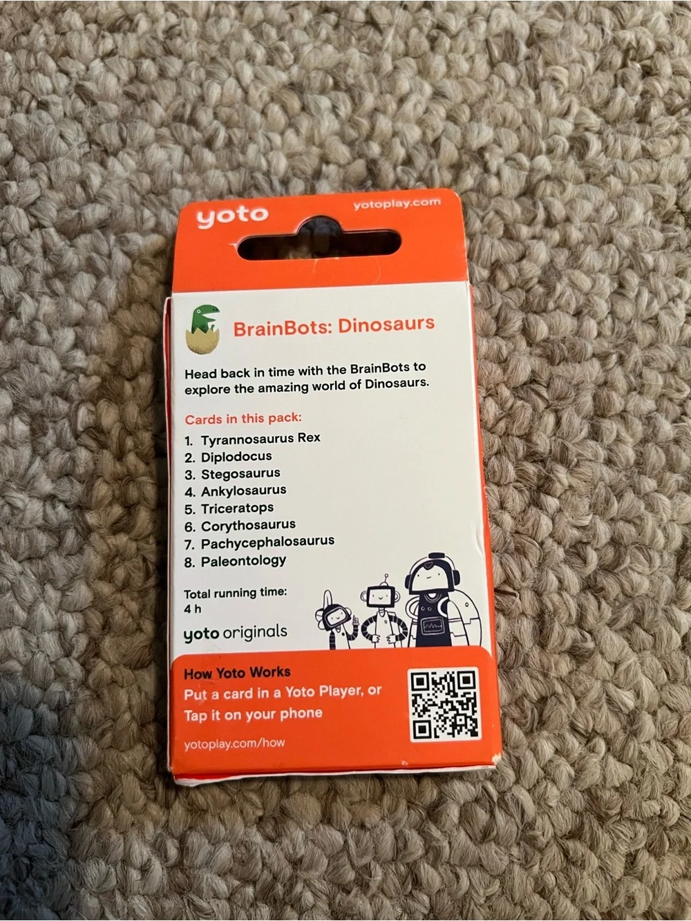 Yoto brainbots dinosaurs